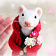 Stuart Little, a toy based on a photo, Felted Toy, Ufa,  Фото №1