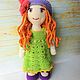doll knitted doll crochet doll crochet,knitted toy,crochet toy, knitted doll clothes,clothes for dolls. © https://www.livemaster.ru/item/edit
