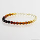 Bracelet Thin Gardient of Baltic amber. Bead bracelet. BALTIC GOLD. Online shopping on My Livemaster.  Фото №2