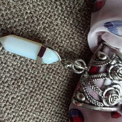 Украшения handmade. Livemaster - original item suspension: Shawl-Beads-necklace with bail and pendant. Handmade.
