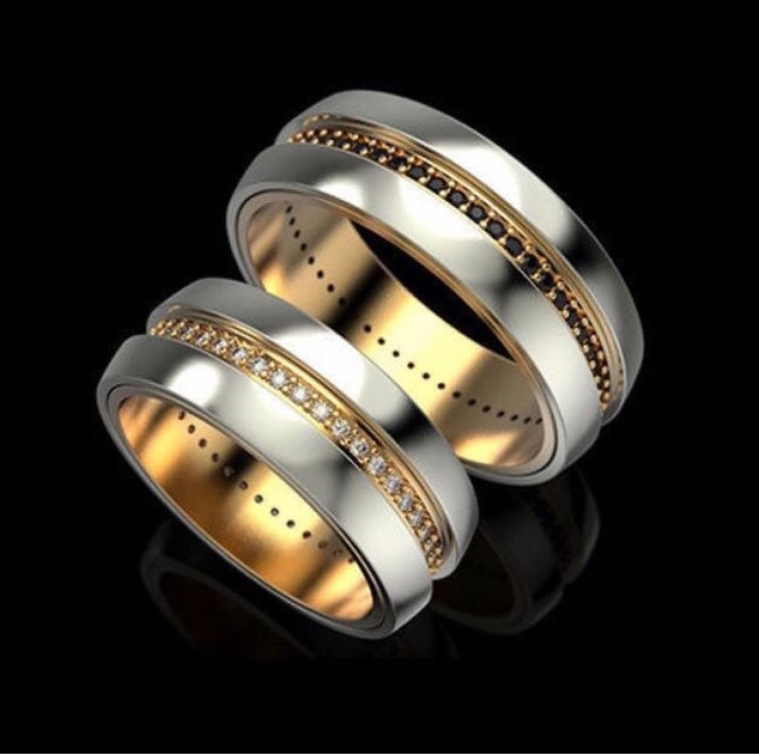 Красивые и необычные кольца из золота