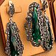 Jasmine.  Earrings and ring with tourmaline and marcasite in 925 silver. Jewelry Sets. Marie Miranian 89268911221 (mariemiranian). Online shopping on My Livemaster.  Фото №2