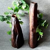 Для дома и интерьера handmade. Livemaster - original item Floor vase made of stained oak. Handmade.