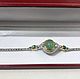 13.10tcw Oval Cabochon Colombian Emerald & Diamond Bracelet Plat and 1. Bead bracelet. JR Colombian Emeralds (JRemeralds). My Livemaster. Фото №5