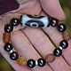 Three eyes of the Phoenix Ji bracelet with gobi agate, garnet, mantras. Ji bead. Jewerly for Happiness. My Livemaster. Фото №5