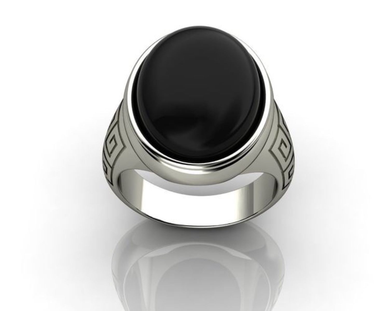 Alda / кольцо печатка серебро