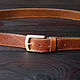 Copy of Copy of Copy of Ремень из натуральной кожи "Черный". Straps. harpyia. My Livemaster. Фото №4