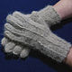 Men's knitted gloves Line. Gloves. Warm Yarn. Online shopping on My Livemaster.  Фото №2