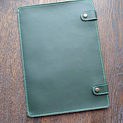 Канцелярские товары handmade. Livemaster - original item A paper folder made of genuine leather. Handmade.