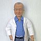Interior doll 'Family doctor'. Portrait Doll. Felted toys - WoolenTone. Online shopping on My Livemaster.  Фото №2