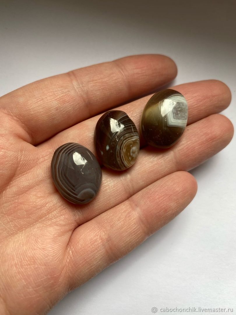 Кабошон агат ботсвана 20*15мм купить в интернет-магазине Ярмарка ...