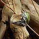 Order Skiff Ring with jade. Sergej Dementjev (desef). Livemaster. . Rings Фото №3