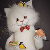 Куклы и игрушки handmade. Livemaster - original item Birdman Cat Toy. Handmade.