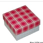 0210 Коробочка (упаковка) для мыла размер 7.5х7.5х2.5 см