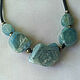 Aquamarine necklace. Necklace. Zabaykalye-gem. Online shopping on My Livemaster.  Фото №2