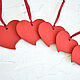 Набор из 5 деревянных сердец-подвесок с Петриковской росписью. Подарки на 14 февраля. Мила_сувениры из дерева. Ярмарка Мастеров.  Фото №5