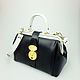 Bag leather women's Secret B&W, bag to buy, stylish bag. Valise. STORIES. Online shopping on My Livemaster.  Фото №2