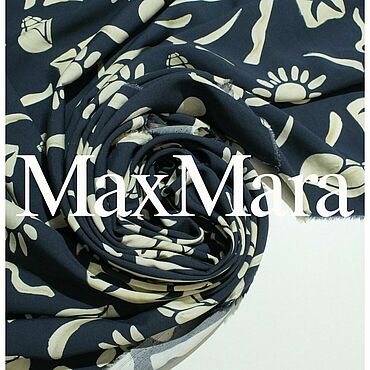 Материалы для творчества ручной работы. Ярмарка Мастеров - ручная работа MAX MARA, вискоза плательно-рубашечная, ИТАЛИЯ. Handmade.