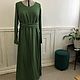 Заказать Платье  в пол, винтажное, полу-лён. Lemodress    ( Елена , Юлия ). Ярмарка Мастеров. . Платья Фото №3
