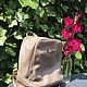 Backpack, PU leather, Europe. Vintage bags. 'Gollandskaya Vest-Indskaya kompaniya'. Интернет-магазин Ярмарка Мастеров.  Фото №2