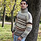 Men's sweater "Autumn Syphony". Mens sweaters. Toroyan Gayane. Online shopping on My Livemaster.  Фото №2