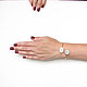 Order White Agate Bracelet, Agate bracelet, Agate stone bracelet. Irina Moro. Livemaster. . Bead bracelet Фото №3