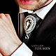 Ferkhat tie brooch. Swarovski crystal Graphite. for men, Wedding Jewelry Sets, Krasnodar,  Фото №1