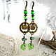 Earrings 'Your eyes are deceptive' with cats, Earrings, Moscow,  Фото №1