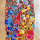 Abstracción brillante pintura de piedras semipreciosas. Patrón de mosaico. Pictures. Irina Bast. Artist with cat. Ярмарка Мастеров.  Фото №5