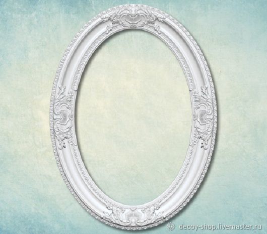 Mold 'Oval frame' (XL) ARTMD1036, Blanks for decoupage and painting, Serpukhov,  Фото №1