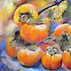 Golden season Painting with pastels (persimmon orange for the kitchen). Pictures. Pastelena. My Livemaster. Фото №4