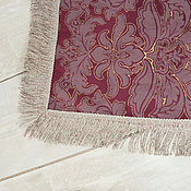 Для дома и интерьера handmade. Livemaster - original item Tablecloth the Color of red wine - Bordeaux. Handmade.
