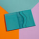 Cardholder Mini-wallet Hermes Turquoise. Cardholder. murzikcool. Online shopping on My Livemaster.  Фото №2