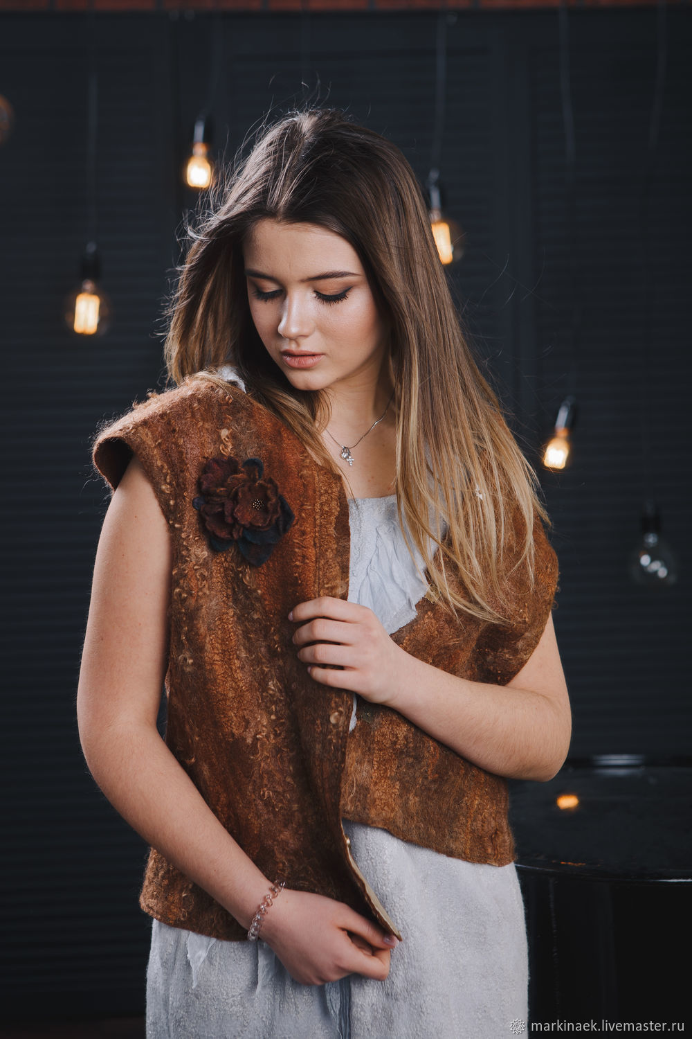 Felted vest 