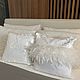 Decorative pillows with sequins white 2 pieces. Pillow. hellorussia.design. Online shopping on My Livemaster.  Фото №2