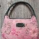 Bag made of felt and silk ' Pink dreams'. Classic Bag. Nadia I (Magic wool). Online shopping on My Livemaster.  Фото №2