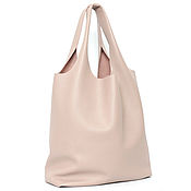 Сумки и аксессуары handmade. Livemaster - original item Shopping Bag Pink Women`s Bag Made of leather Bag String Bag T-shirt Bag. Handmade.