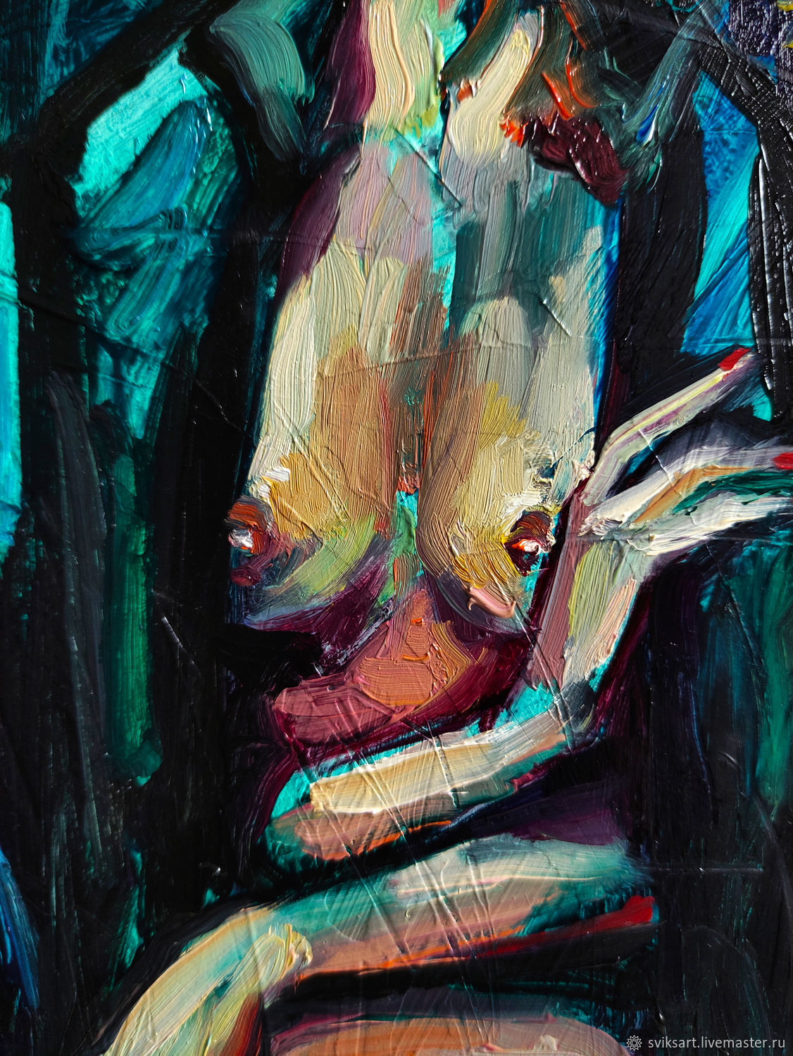 Картина обнажённая девушка, фигура, эротика, ночь в интернет-магазине  Ярмарка Мастеров по цене 9000 ₽ – QI25WBY | Картины, Тюмень - доставка по  России