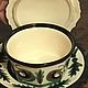 Заказать Винтаж: Старинное трио ручной работы, фаянс, Франция. Brocante chez Alla. Ярмарка Мастеров. . Сервизы винтажные Фото №3