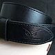 Men leather belt for jeans. Straps. Marik Leather Craft. Online shopping on My Livemaster.  Фото №2