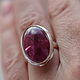 Ring with rubellite Marmelad, tourmaline, silver. Rings. EdGems jewerly. My Livemaster. Фото №4