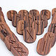 Order Scandinavian wooden runes from Santos rosewood. Spirit of tree. Livemaster. . Runes Фото №3