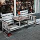 Скамья со столом, Скамейки для сада, Белгород,  Фото №1