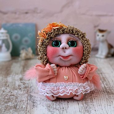 Куклы и игрушки ручной работы. Ярмарка Мастеров - ручная работа Кукла Ангелочек Текстильный Подарок день рождения новоселье девушке. Handmade.
