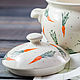 A pot with carrots, ceramics, handmade. Baking dish. JaneCeramics. Online shopping on My Livemaster.  Фото №2