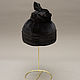 Шляпка из бархата в стиле THE ROW Penelope hat beanie. Шляпы. MoroshkaHats Головные уборы. Ярмарка Мастеров.  Фото №8