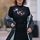 Платье с ручной вышивкой Сапфир. Платья. Одежда и аксессуары Батик ANN LOOK. Ярмарка Мастеров.  Фото №14