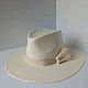Белые шляпы соломенные. Шляпы. МодаВойлок (moda-voilok). Интернет-магазин Ярмарка Мастеров.  Фото №2