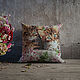Decorative tapestry pillowcase kittens in lilac. Pillowcases. Knitted cozy. My Livemaster. Фото №4