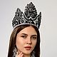 Корона «Царица ». Короны. Oleana-1. Интернет-магазин Ярмарка Мастеров.  Фото №2